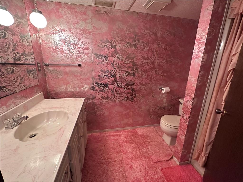 978 Pollock Store Road Slippery Rock, PA 16057 - Photo 13 of 25 a bathroom with a sink a toilet and shower