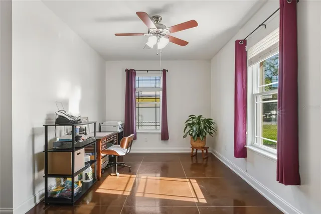 a bedroom with a bed and closet