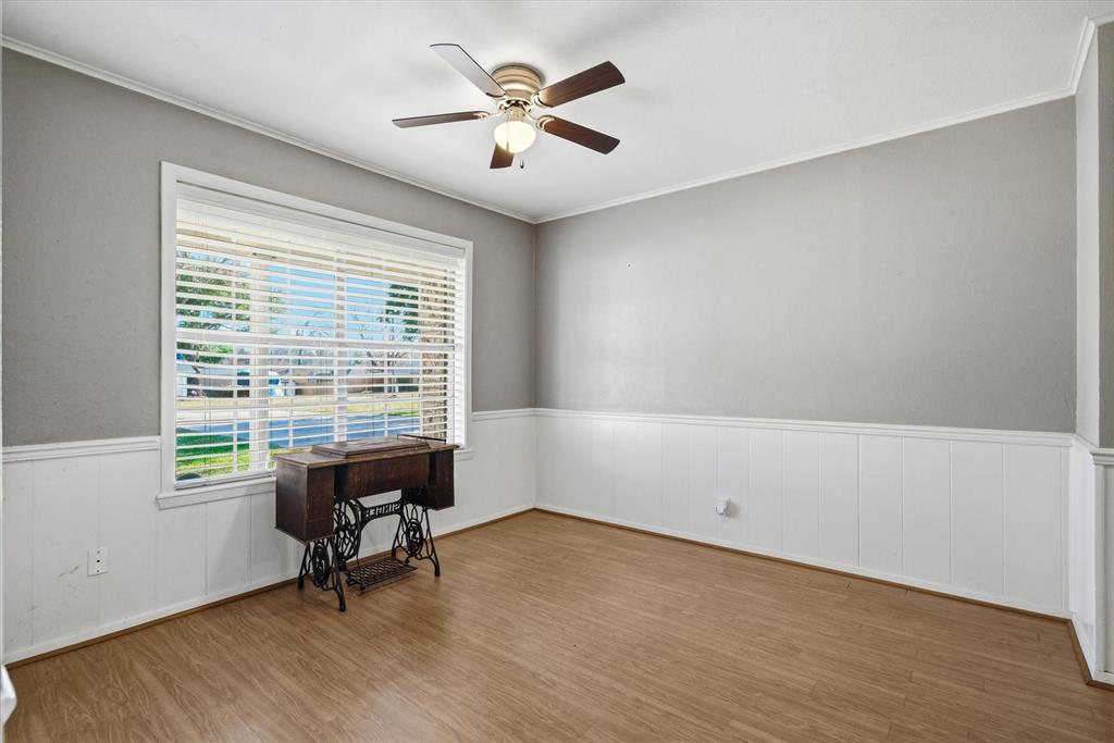 216 Helen Drive Lindale, TX 75771 - Photo 12 of 39 a view of a workspace with furniture and a window