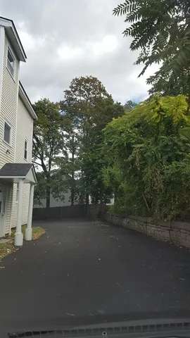 a car parked on the side of a road