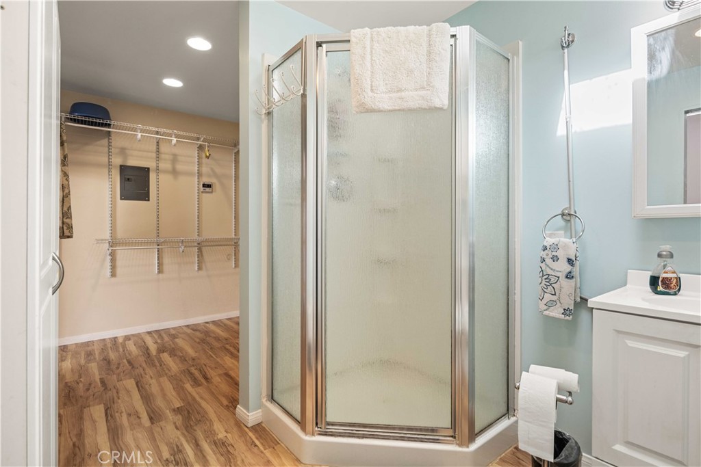 28274 San Martinez Grande Canyon Road Castaic, CA 91384 - Photo 39 of 48 a bathroom with a shower and toilet