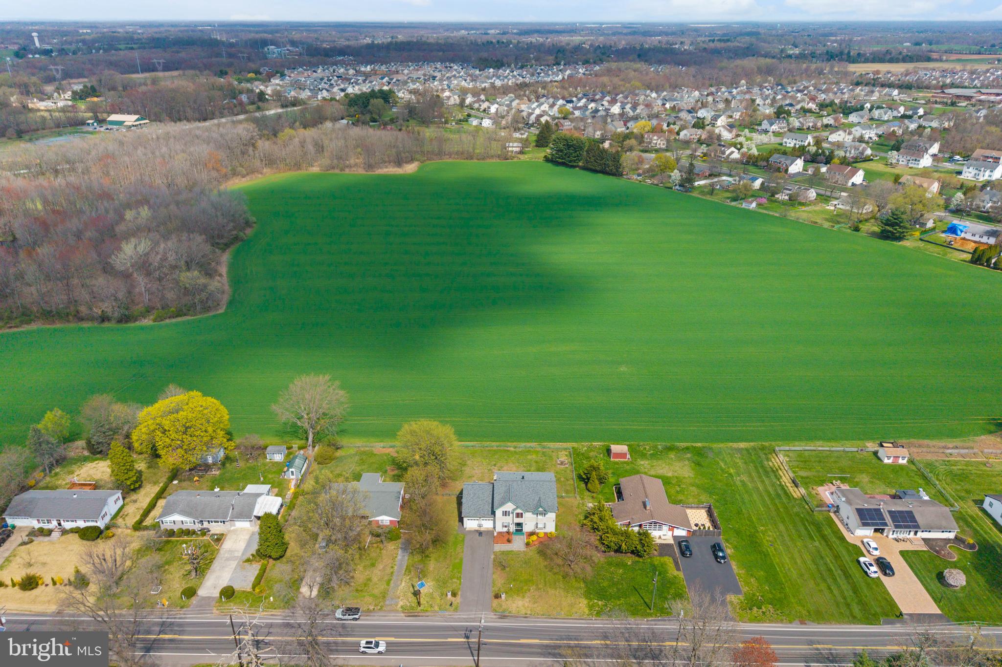 59 Bordentown Chesterfield Road Chesterfield, NJ 08515 - Photo 6 of 50 an aerial view of a houses with outdoor space