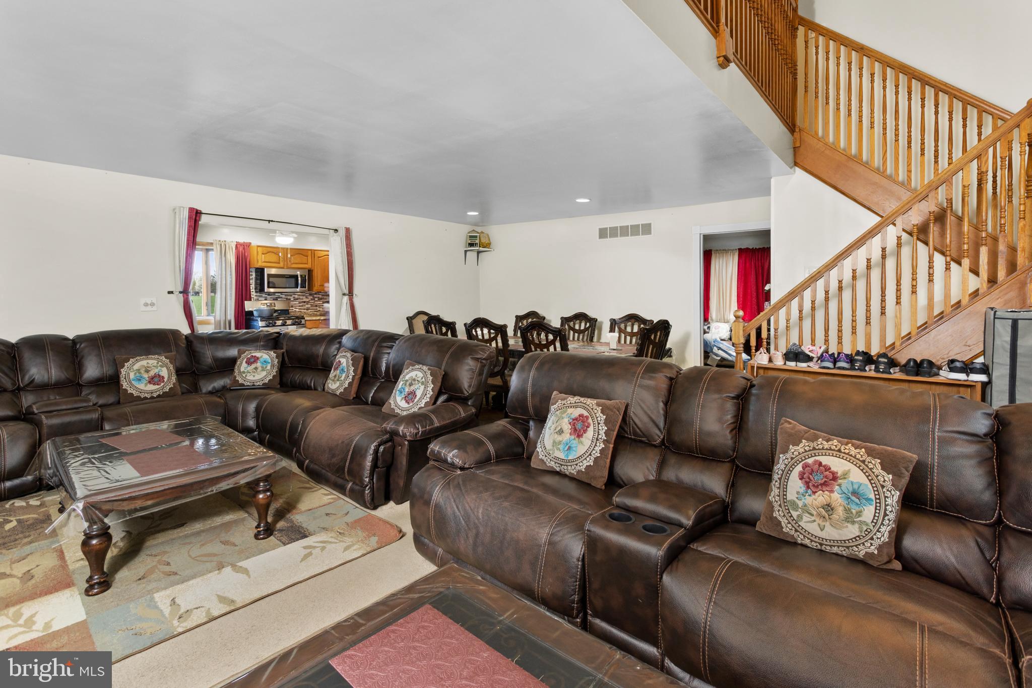 59 Bordentown Chesterfield Road Chesterfield, NJ 08515 - Photo 10 of 50 a living room with furniture or stairs and a couch