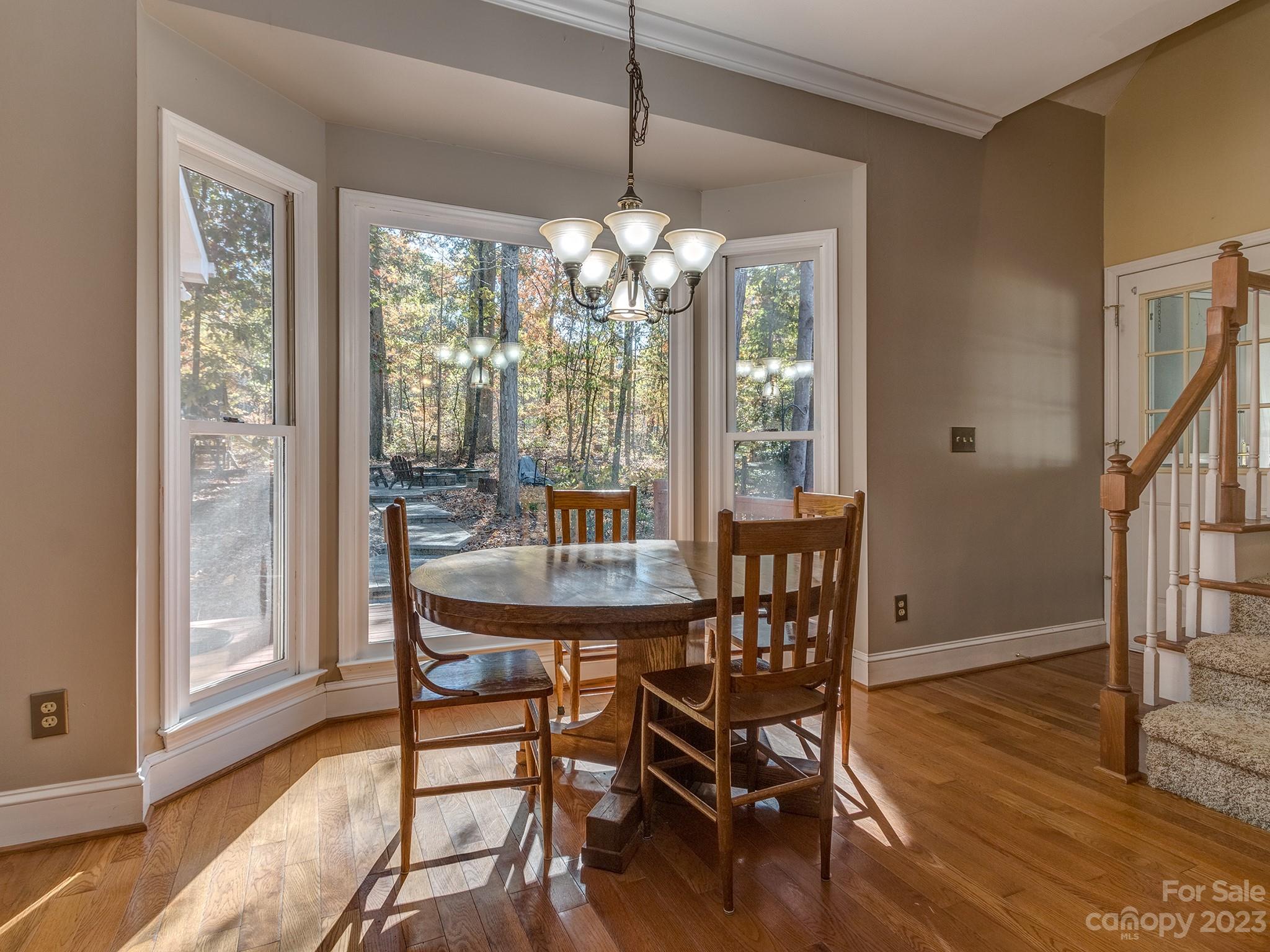 3301 Carnegie Lane Mint Hill, NC 28105 - Photo 7 of 34 a dining room with furniture window and wooden floor