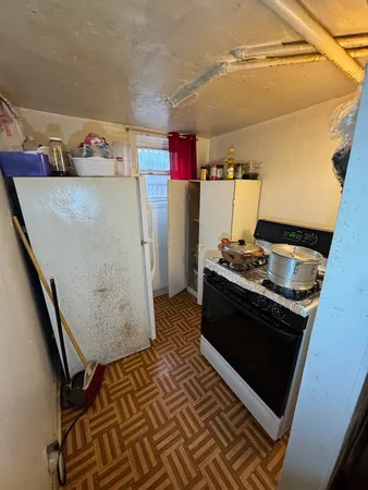 a room with storage and utility
