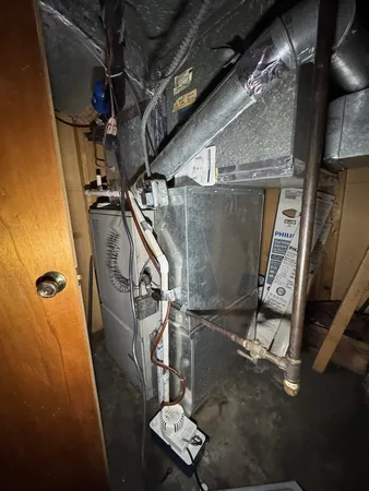 a view of water heater room
