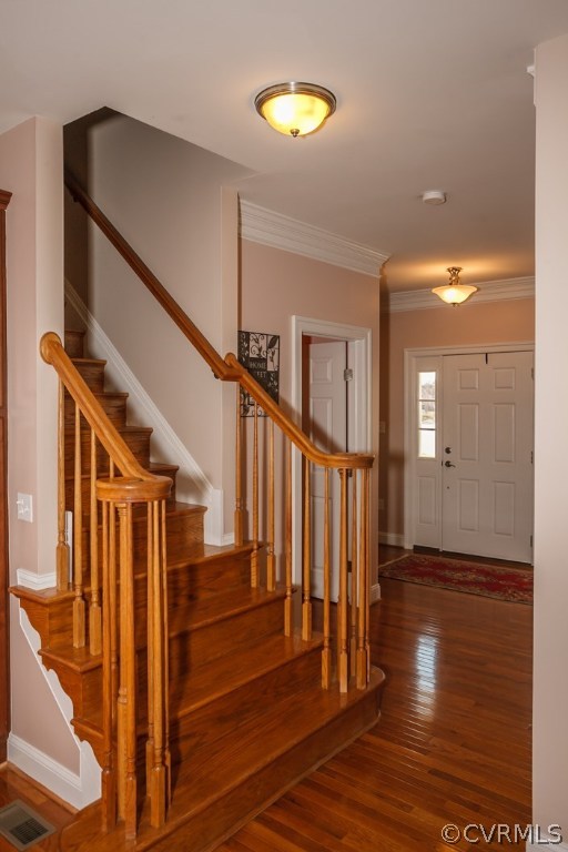 14113 Rigney Drive Midlothian, VA 23113 - Photo 3 of 24 a view of entryway and hall with wooden floor