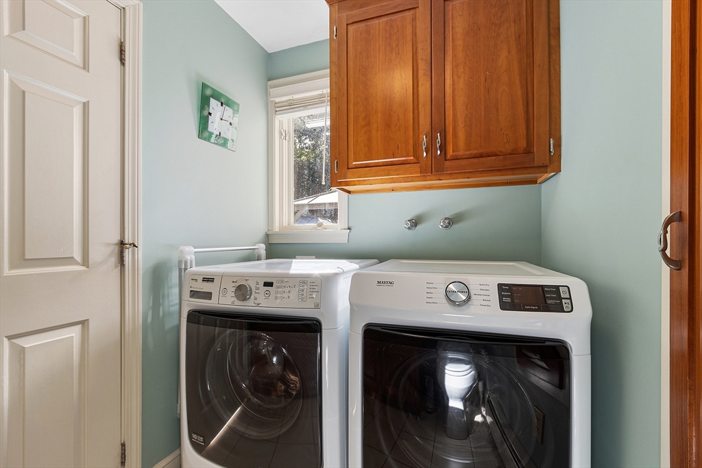 18 Bramley Hill Road Windham, NH 03087 - Photo 33 of 42 a utility room with dryer and washer