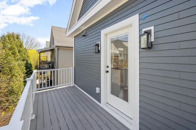 a view of a house with wooden floor