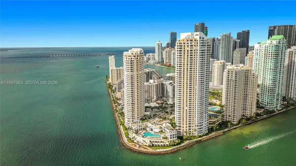 a view of a city with tall buildings