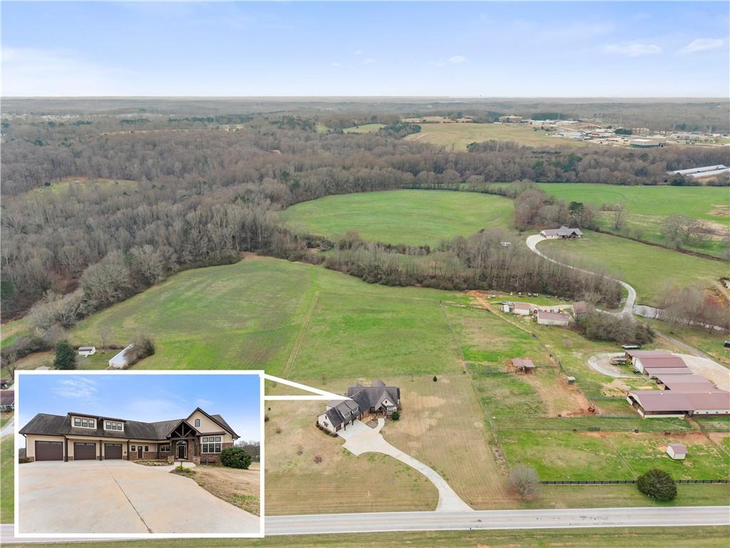 725 County Farm Road Jefferson, GA 30549 - Photo 61 of 66 an aerial view of a house