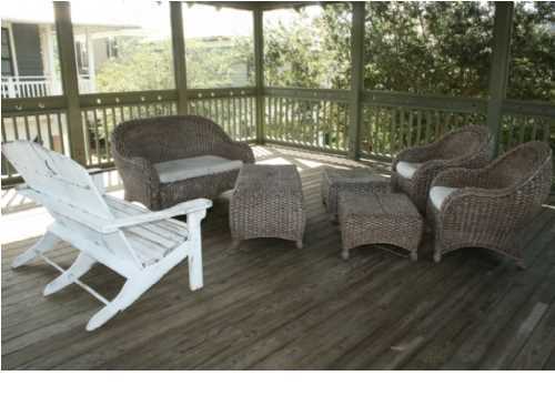 22 Round Road Rosemary Beach, FL 32461 - Photo 21 of 30 a balcony with furniture and view of lake