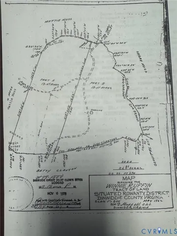 a view of a painting on the wall