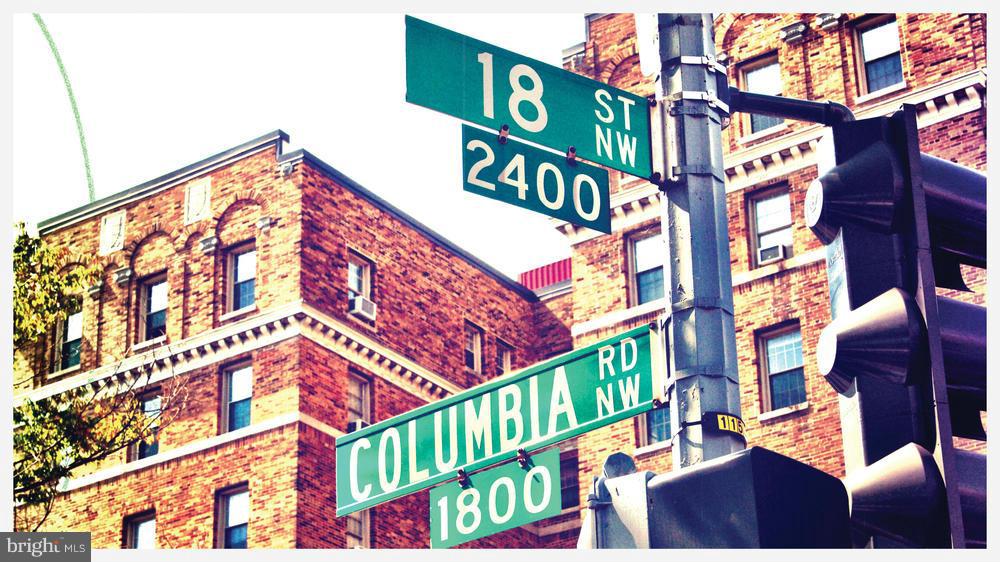1845 Kalorama Road Northwest, Unit 1 Washington, DC 20009 - Photo 19 of 20 a street sign on a street sign
