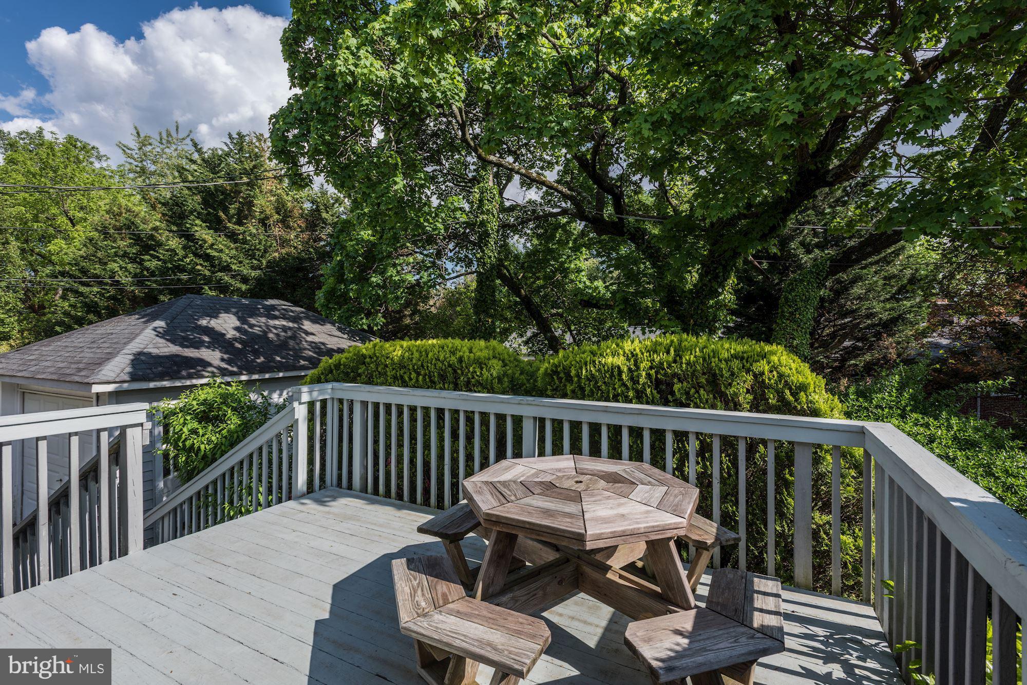 903 Arran Road Baltimore, MD 21239 - Photo 31 of 40 Deck off kitchen leads to lovely yard
