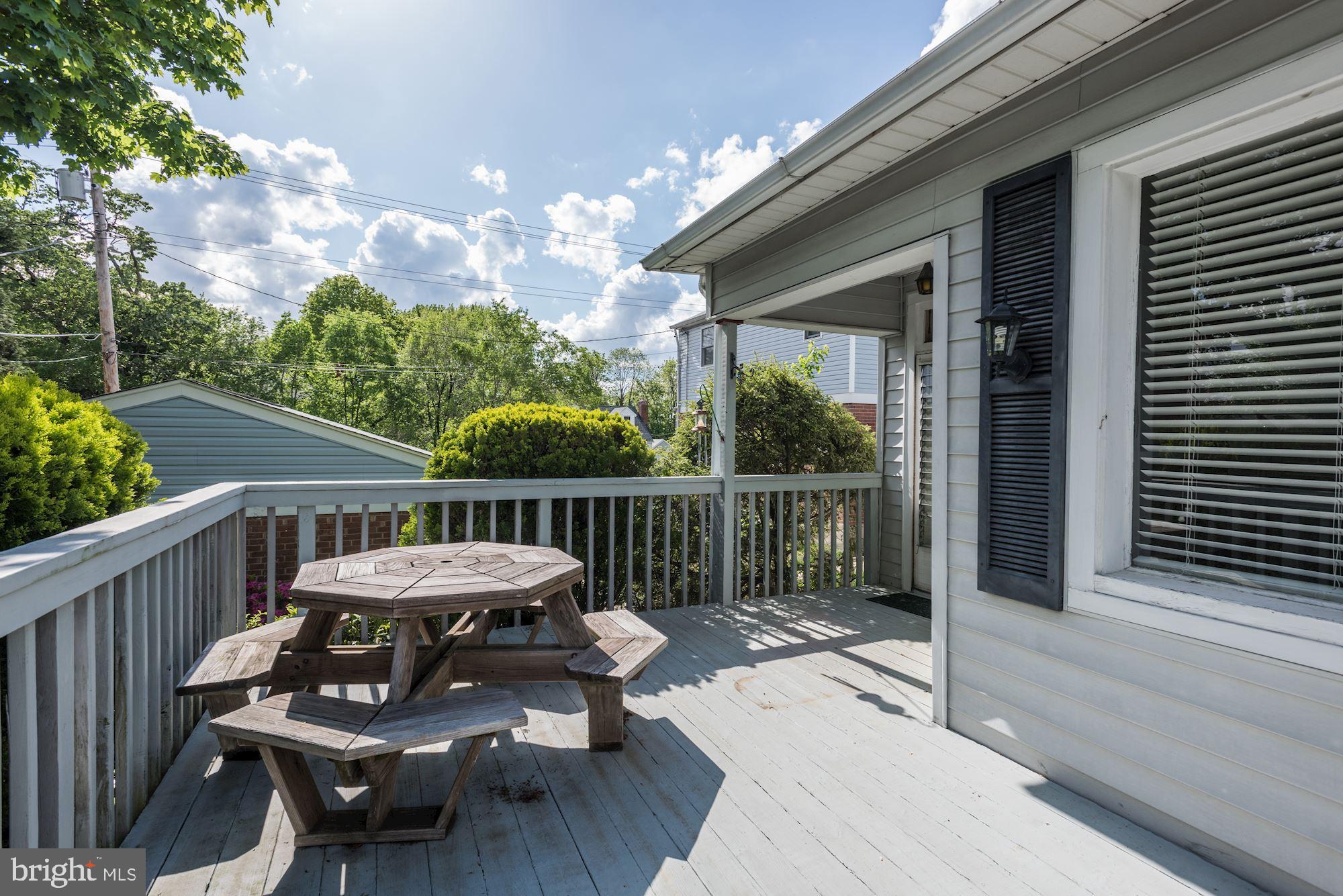 903 Arran Road Baltimore, MD 21239 - Photo 32 of 40 Deck has small covered area, too.