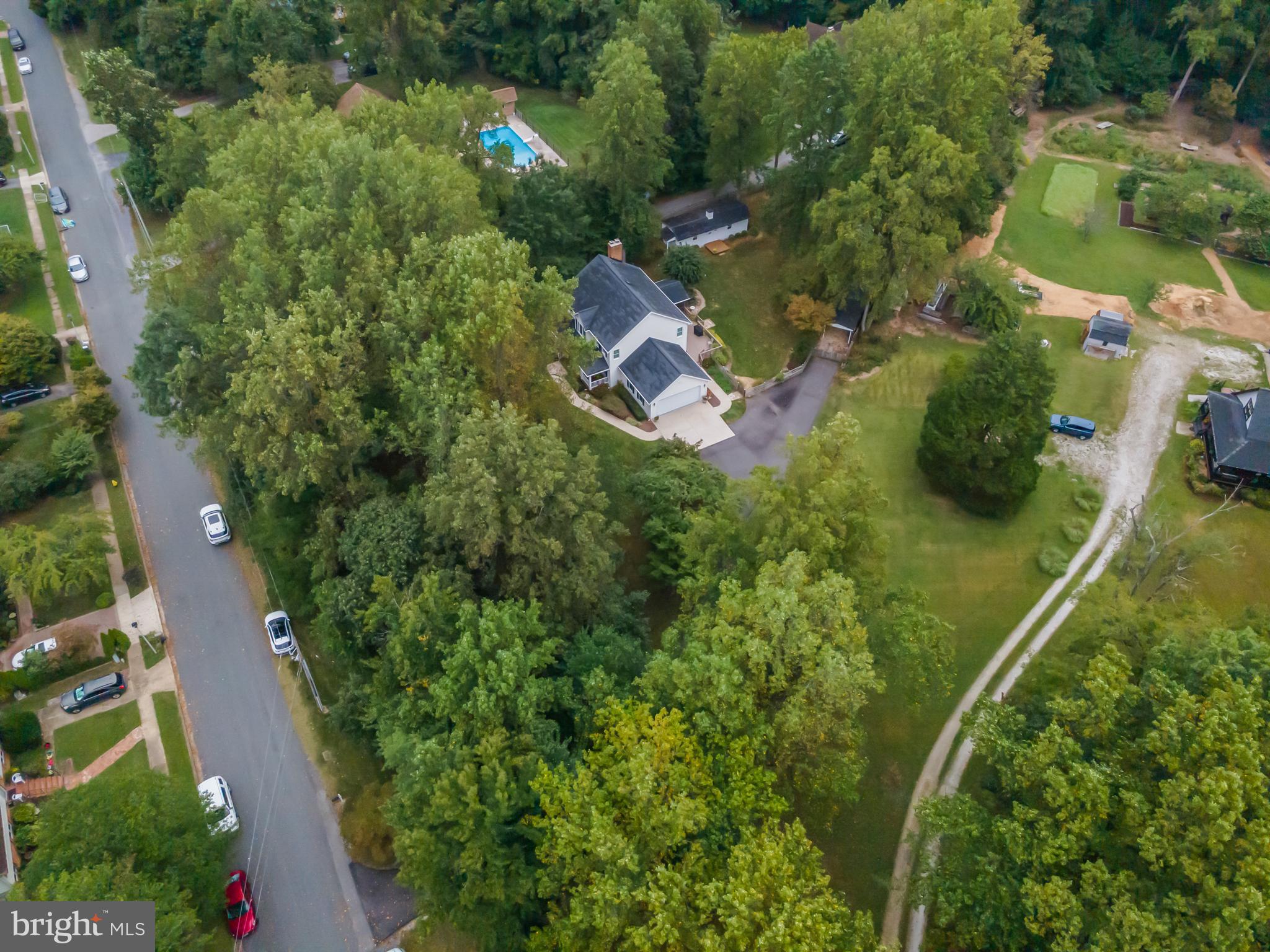 1433 Gilbert Road Arnold, MD 21012 - Photo 51 of 63 an aerial view of residential house with outdoor space and trees all around