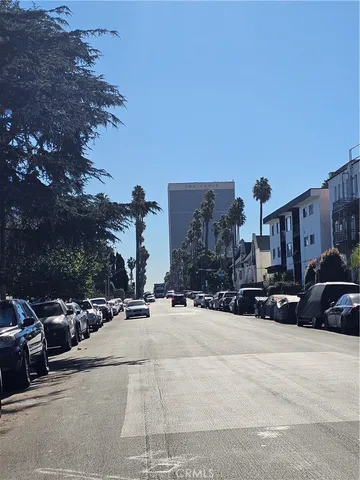 a view of the street