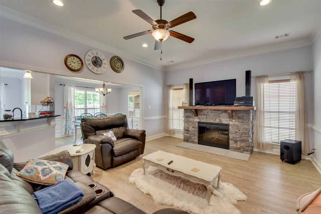 4419 Raleigh Drive Grovetown, GA 30813 - Photo 9 of 40 Beautiful stone fireplace
