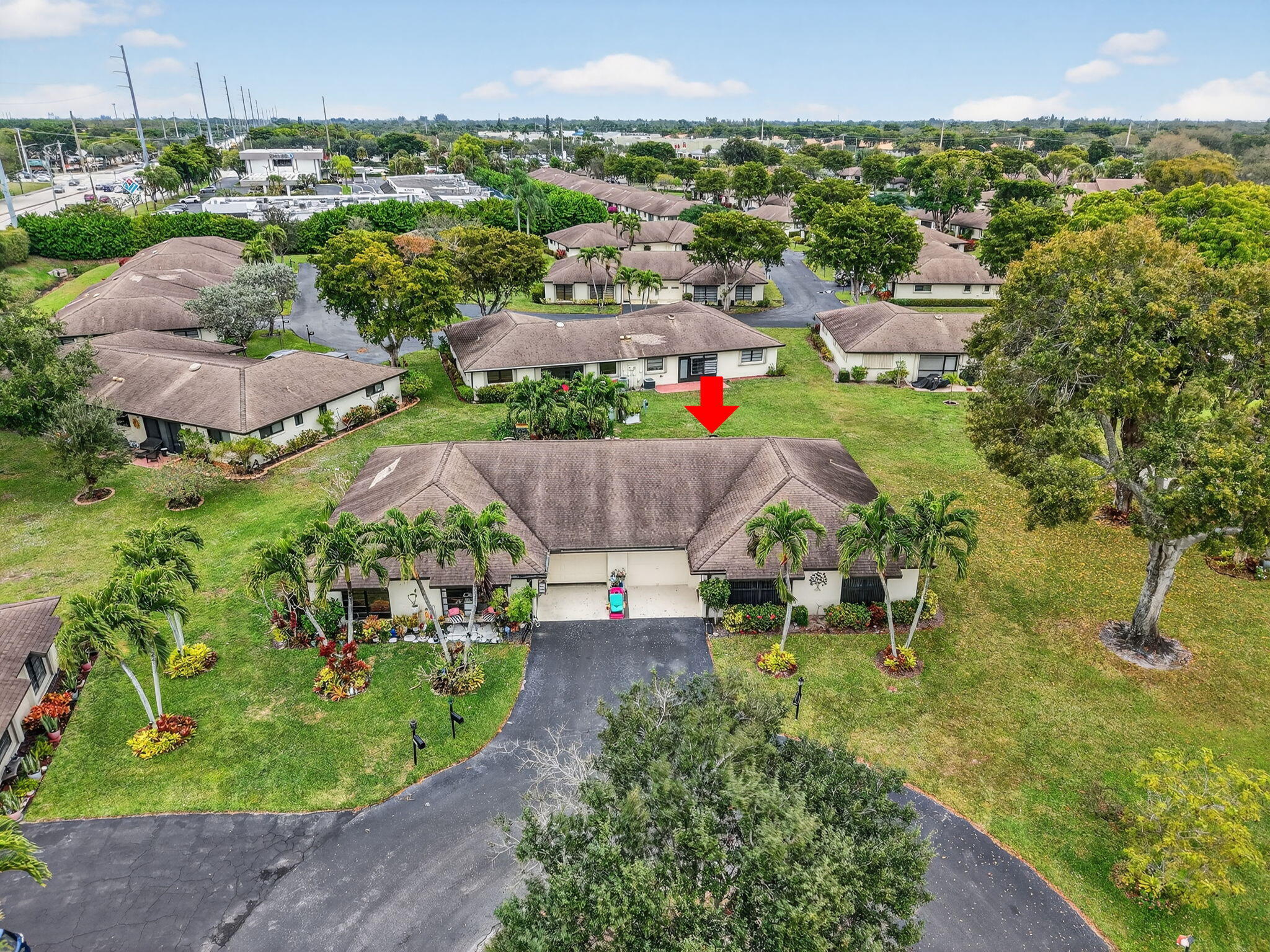 4972 Dovewood Road, Unit B Boynton Beach, FL 33436 - Photo 33 of 47 an aerial view of multiple house