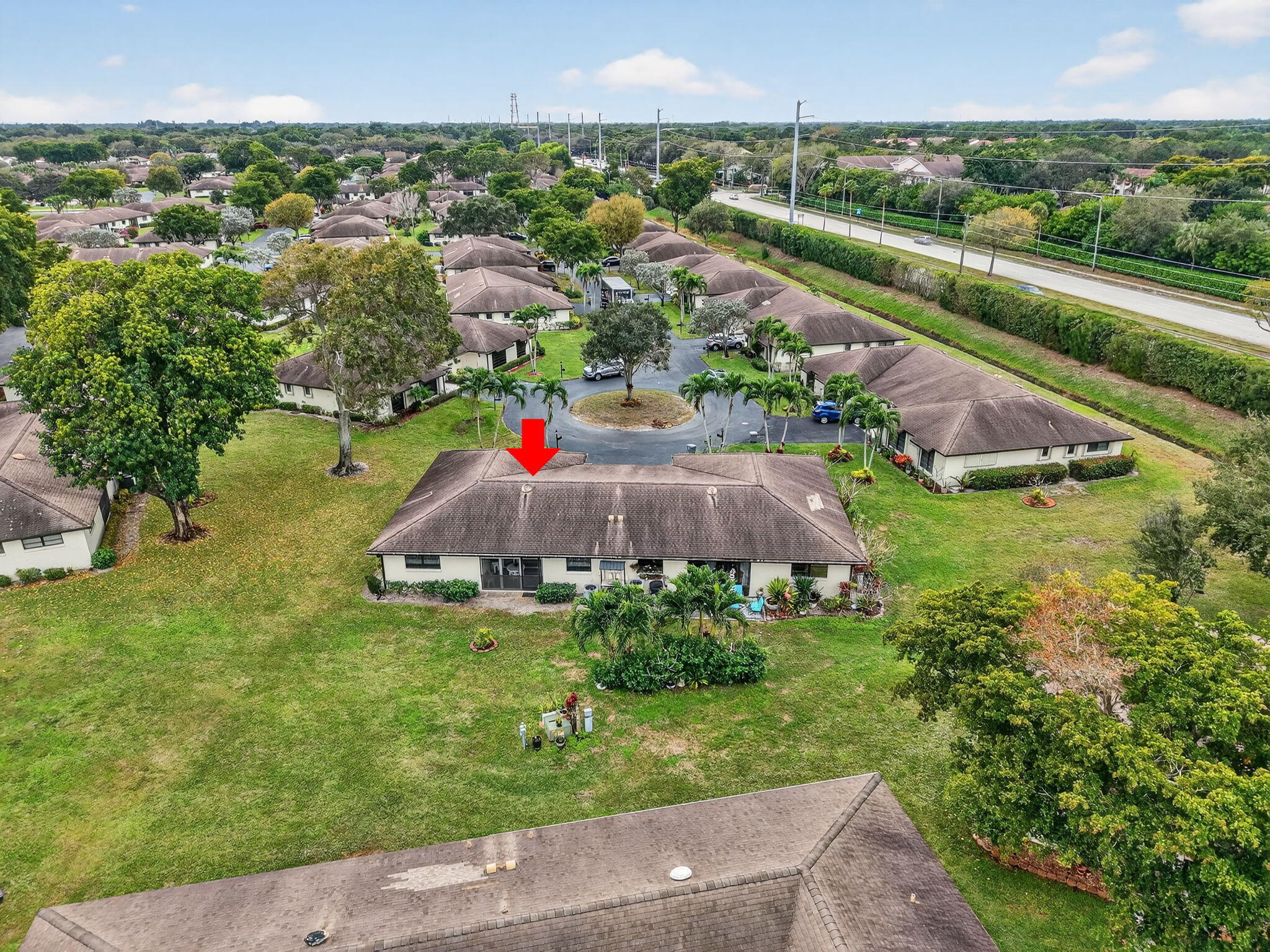 4972 Dovewood Road, Unit B Boynton Beach, FL 33436 - Photo 35 of 47 an aerial view of a house