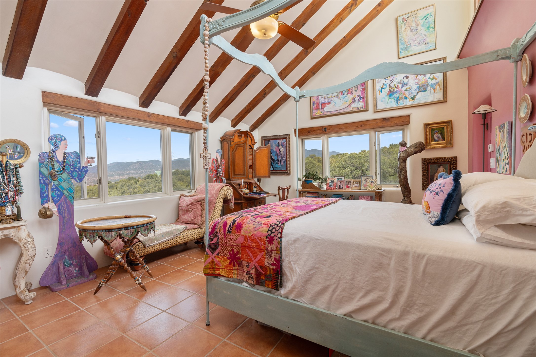 8 San Juan Ranch Road Santa Fe, NM 87506 - Photo 40 of 65 Astonishing Views from Owners' suite
