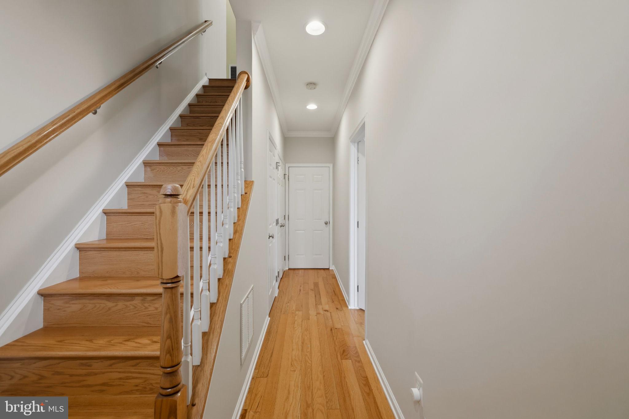 25156 Monteith Terrace Chantilly, VA 20152 - Photo 24 of 72 Inviting hallway with elegant staircase.