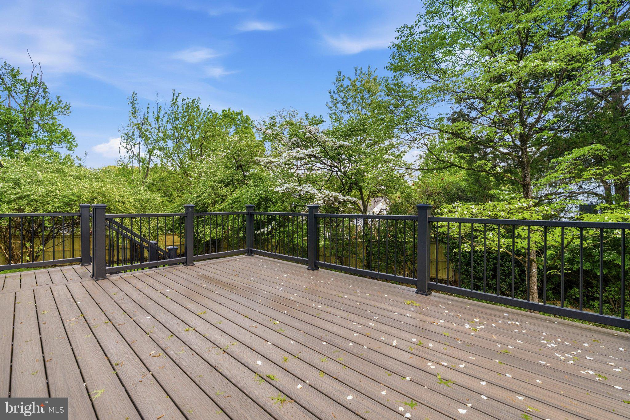 402 Marshall Road Southwest Vienna, VA 22180 - Photo 63 of 71 Serene deck with lush green views.