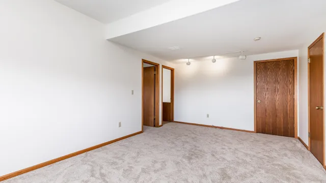 a view of an empty room