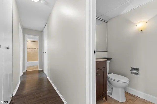 a bathroom with a toilet