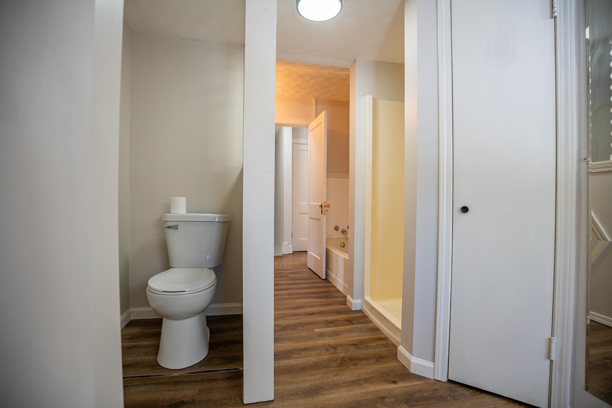 1070 North 8th Street Rochelle, IL 61068 - Photo 53 of 66 a bathroom with a toilet and a shower