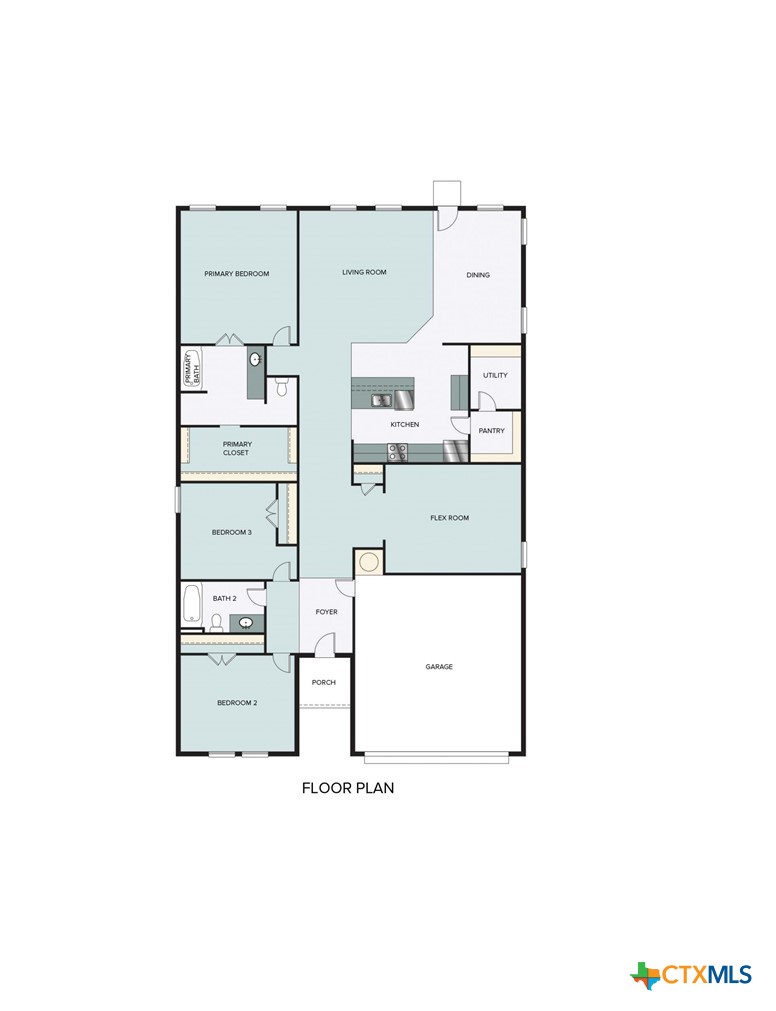 2428 Ambling Trail Georgetown, TX 78628 - Photo 28 of 33 a picture of floor plan