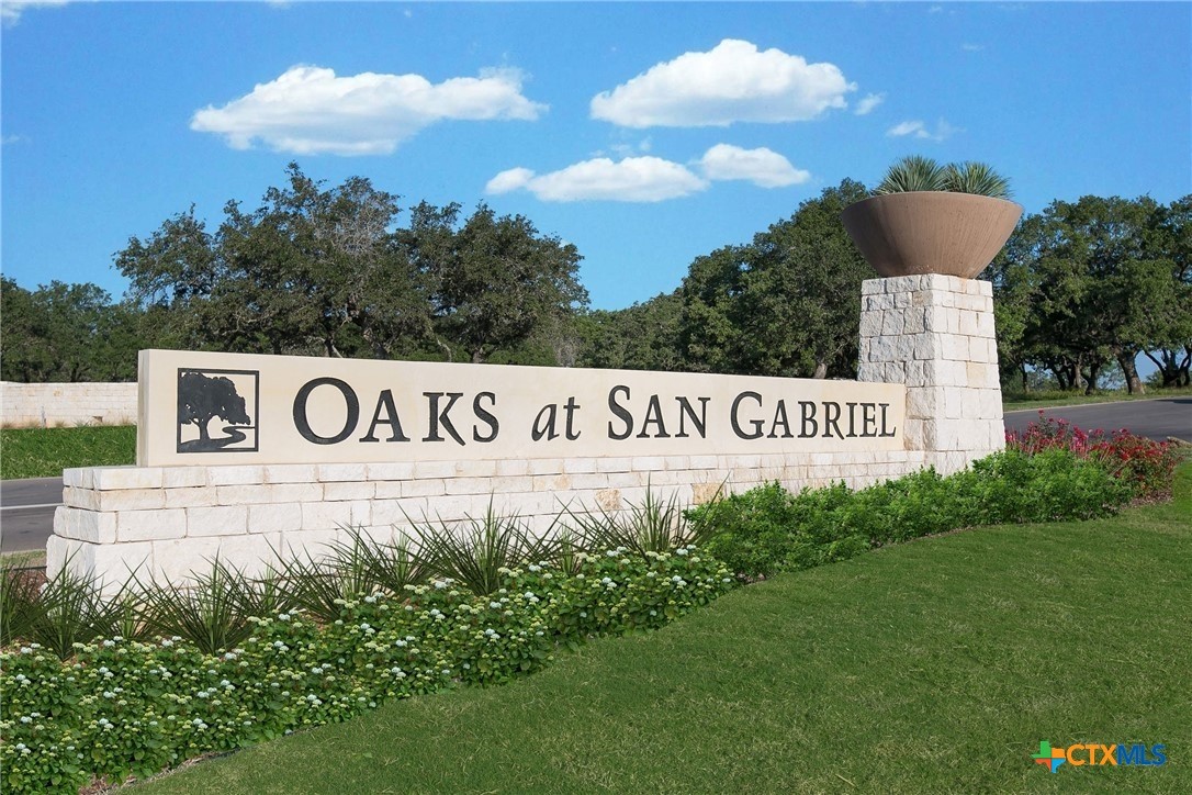 2428 Ambling Trail Georgetown, TX 78628 - Photo 29 of 33 a view of outdoor space with sign board