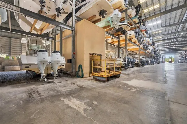 a view of a water heater room