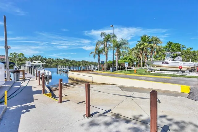 a roof deck with table and chairs potted plants with wooden floor