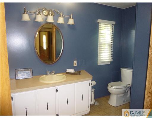 22-22 Longfellow Road North Brunswick, NJ 08902 - Photo 4 of 9 a bathroom with a sink and a mirror