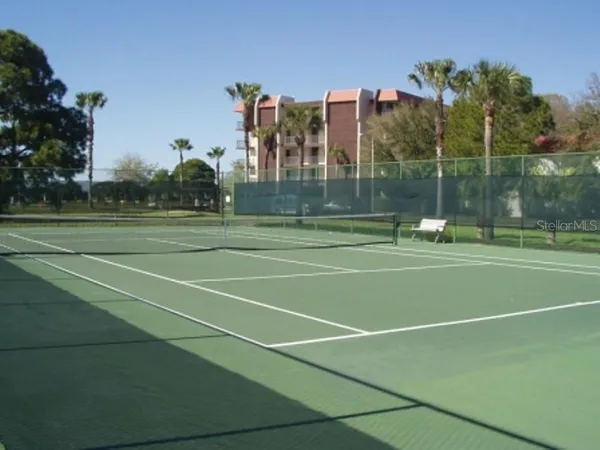 a view of a tennis court