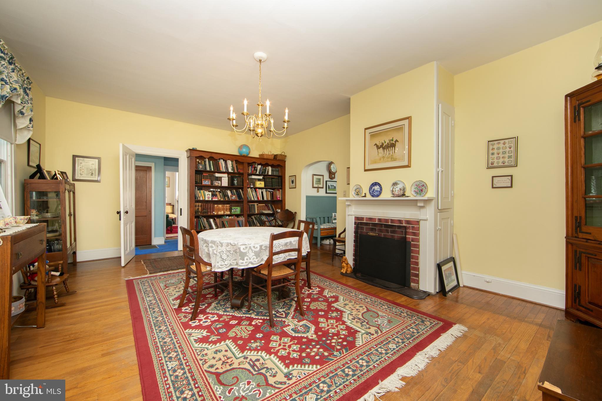 111 Newbolds Corner Road Southampton, NJ 08088 - Photo 38 of 96 a living room with furniture and a fireplace