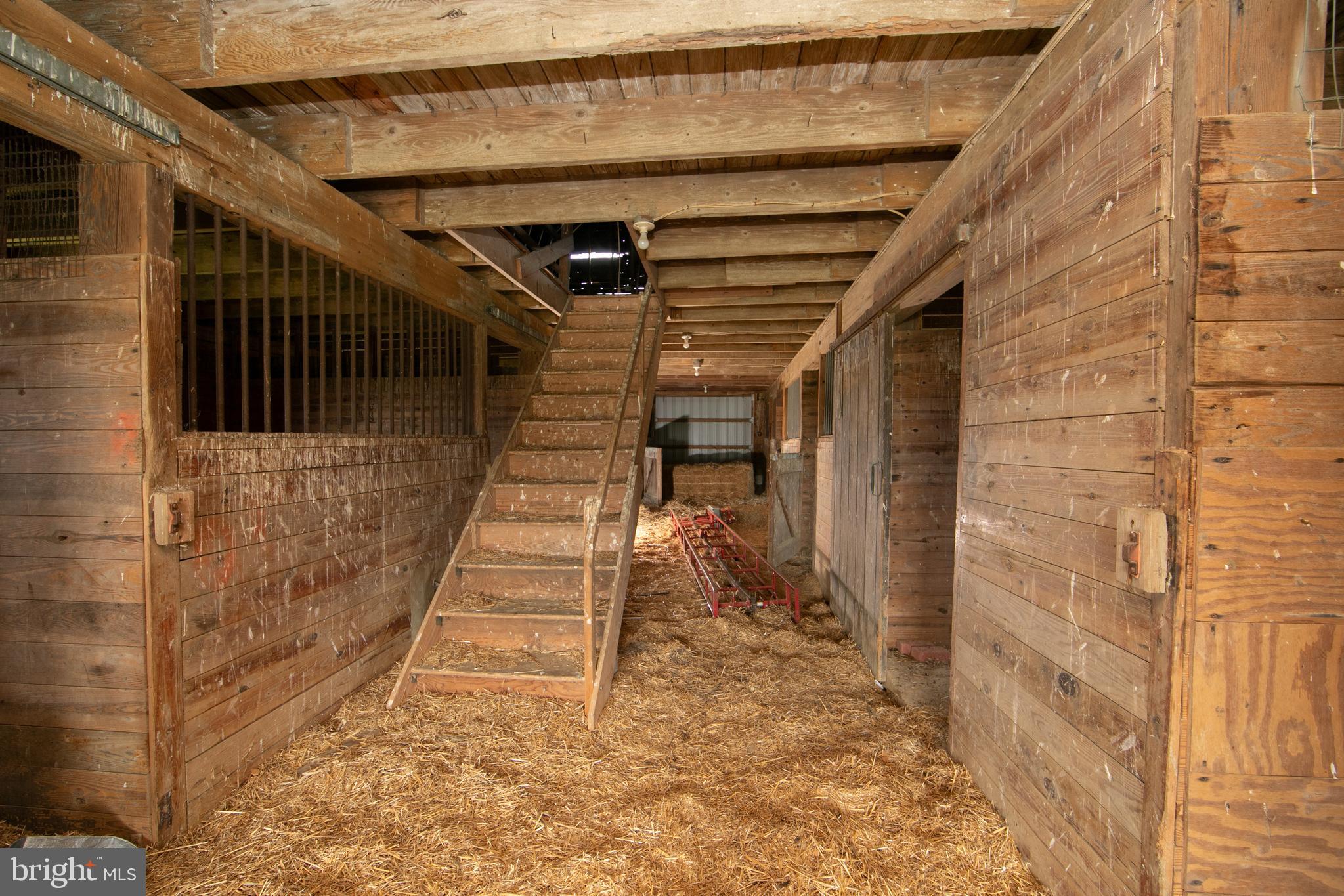 111 Newbolds Corner Road Southampton, NJ 08088 - Photo 76 of 96 Stairway to Second Floor Barn Lott Area