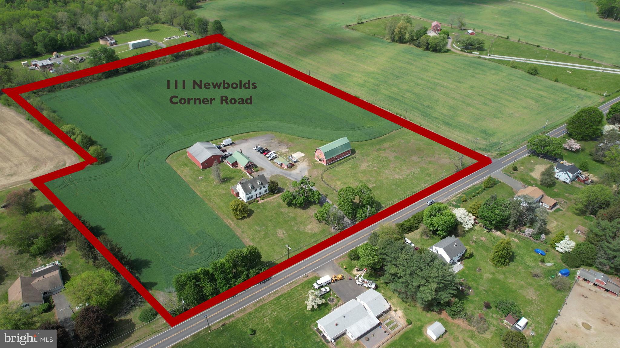 111 Newbolds Corner Road Southampton, NJ 08088 - Photo 81 of 96 Aerial View Parcel
Outlined