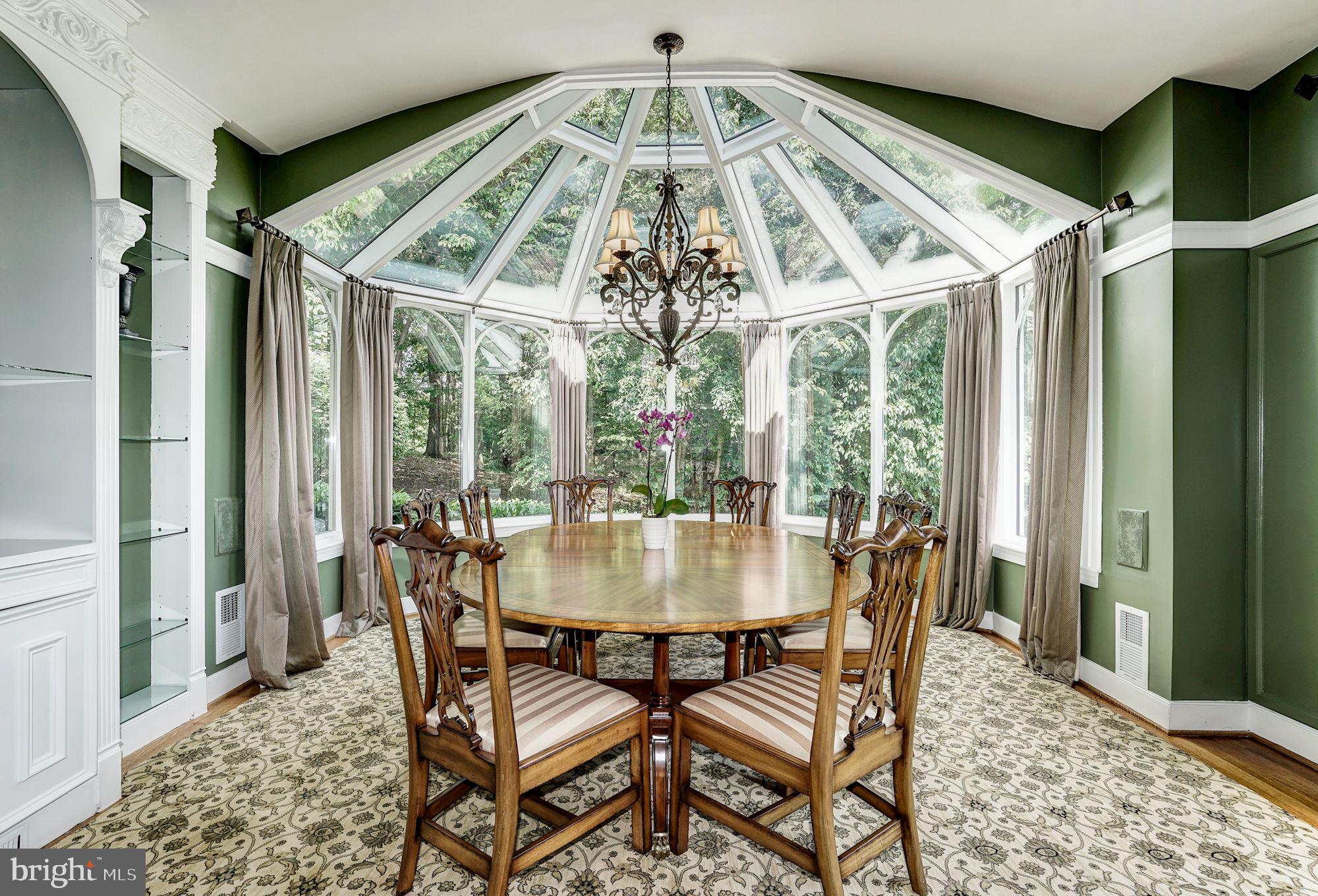 8816 Brook Road McLean, VA 22102 - Photo 14 of 49 Stunning architecture in formal dining room