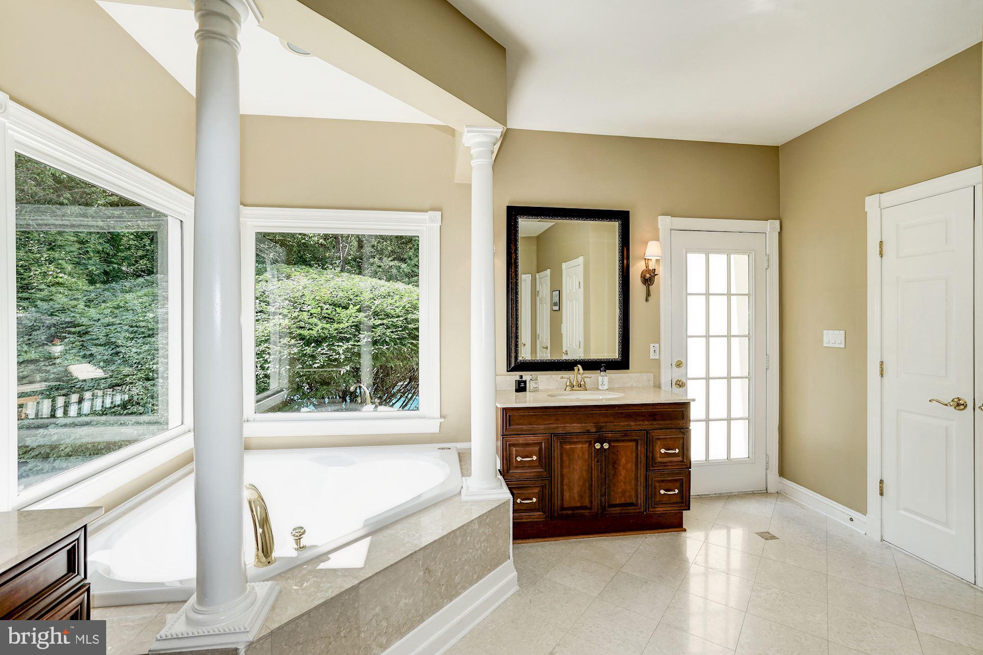 8816 Brook Road McLean, VA 22102 - Photo 21 of 49 Soaking tub with views to pool