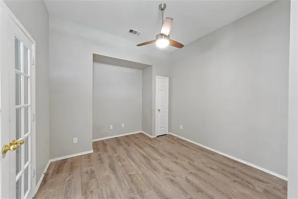 wooden floor in an empty room