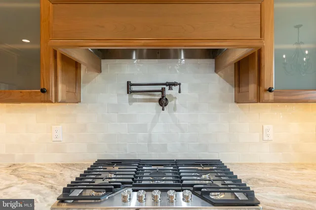 a close view of a stove