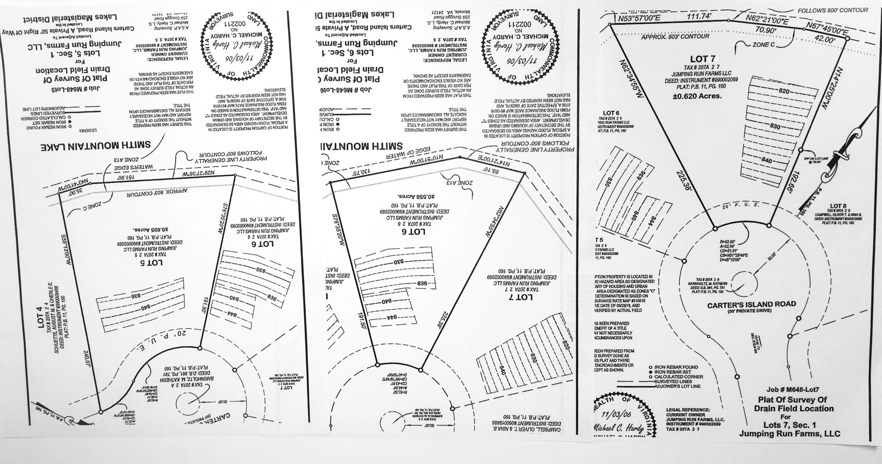 Lot 6 Carters Island Road Goodview, VA 24095 - Photo 10 of 20 SURVEY 5,6,7