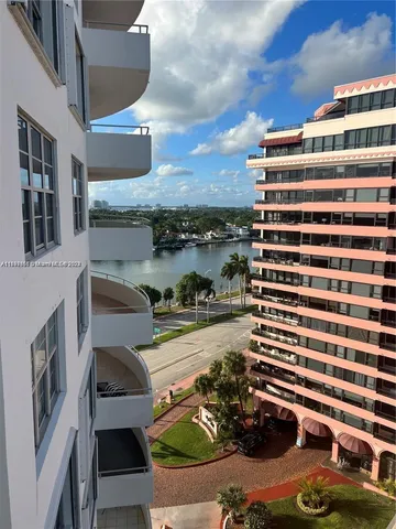 a view of balcony with a couple of stuff