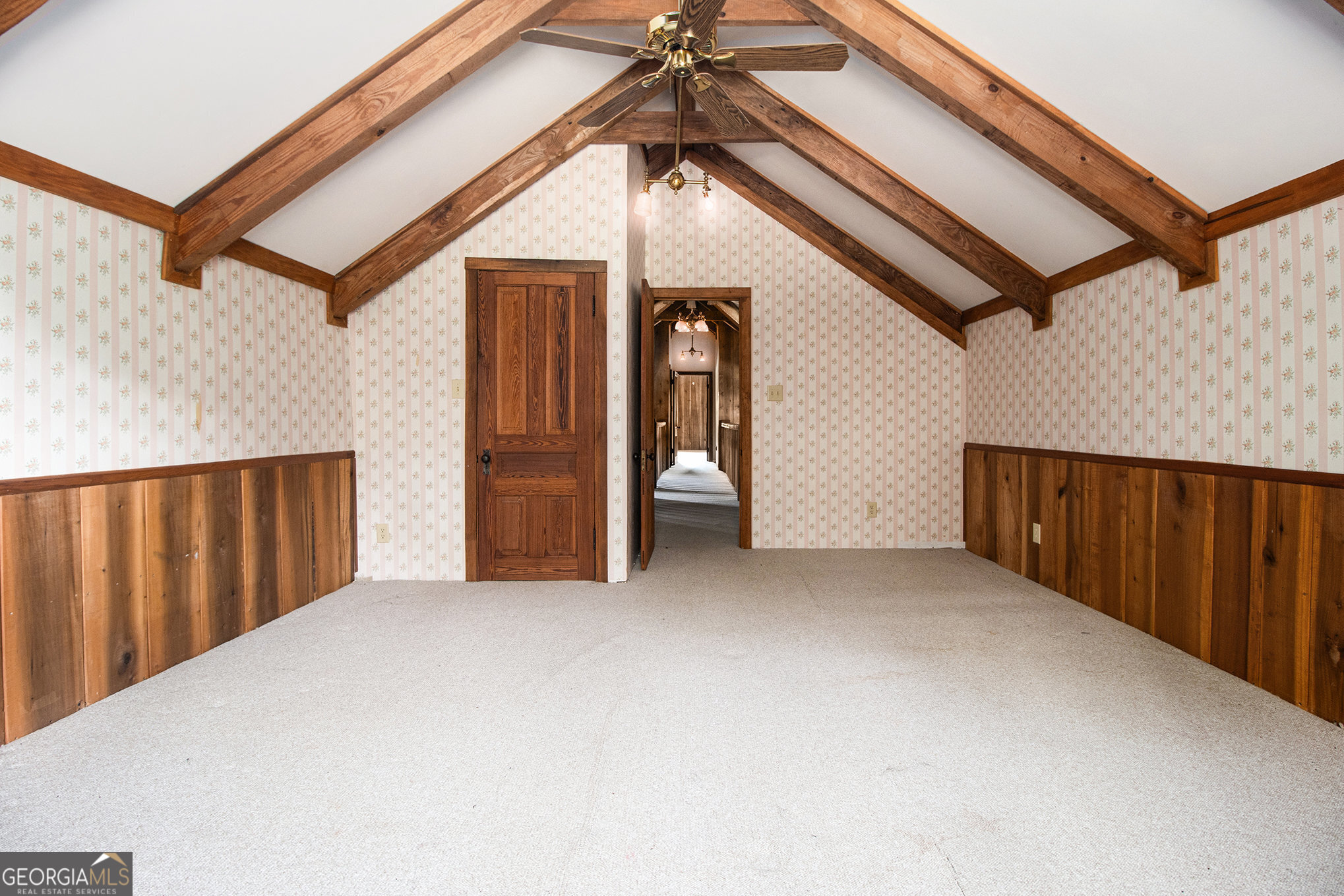 397 Highway 3 Street North Hampton, GA 30228 - Photo 17 of 32 a view of a hallway with a ceiling fan