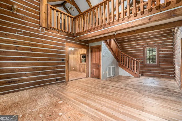 a view of outdoor space and deck