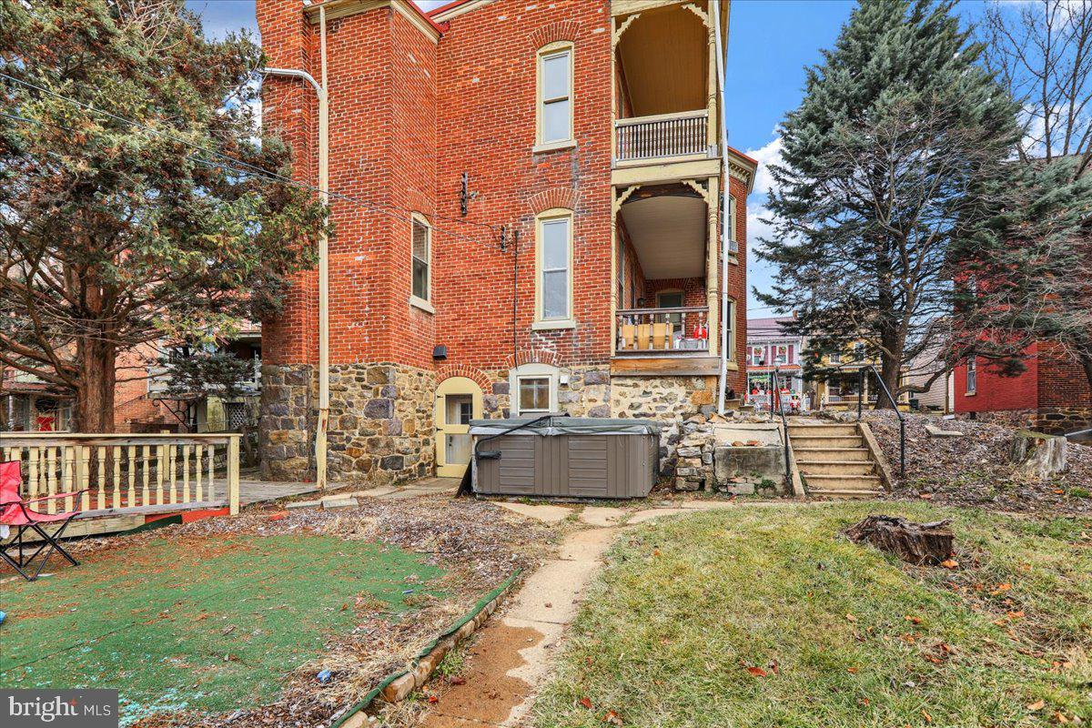 434 Main Street Oley, PA 19547 - Photo 6 of 30 a front view of a house with a yard
