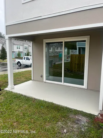 a view of yellow and in front of house